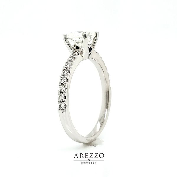1.03ct Cushion Diamond Engagement Ring Image 4 Arezzo Jewelers Elmwood Park, IL