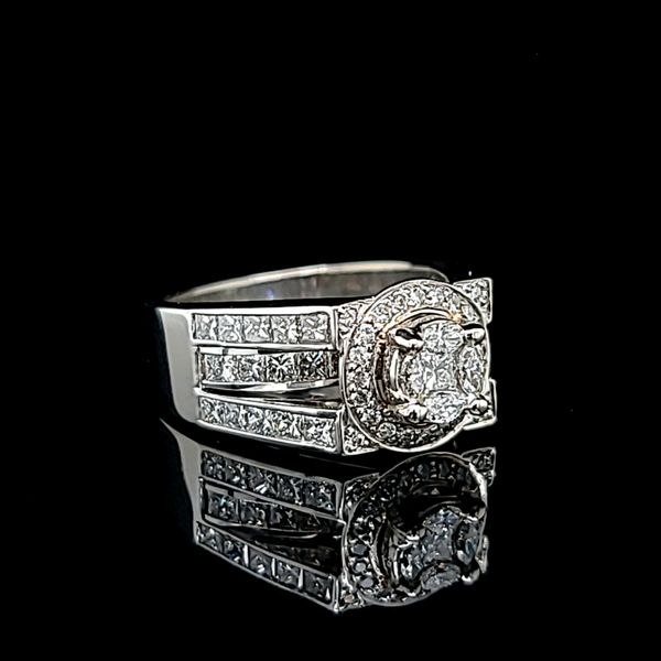 18k white gold diamond engagement ring, 1.25cts Image 2 Arezzo Jewelers Elmwood Park, IL