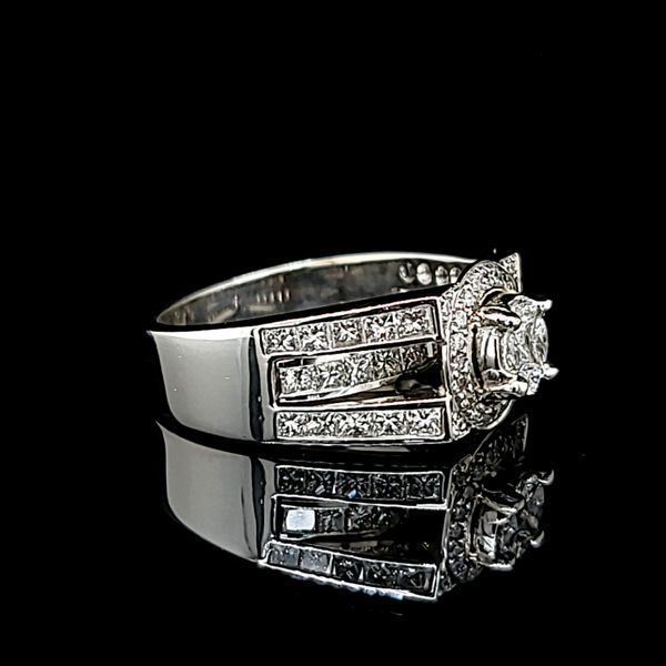 18k white gold diamond engagement ring, 1.25cts Image 3 Arezzo Jewelers Elmwood Park, IL