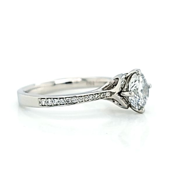 Diamond Engagement Ring Mounting Image 2 Arezzo Jewelers Elmwood Park, IL