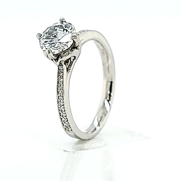 Diamond Engagement Ring Mounting Image 4 Arezzo Jewelers Elmwood Park, IL