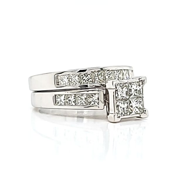 2.00 Carat TW Invisible Set Diamond Engagement Ring Set Image 2 Arezzo Jewelers Elmwood Park, IL