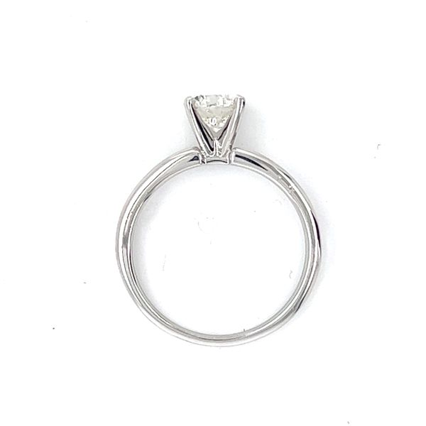 14k White Gold Natural Round Diamond Engagement Ring Image 4 Arezzo Jewelers Elmwood Park, IL