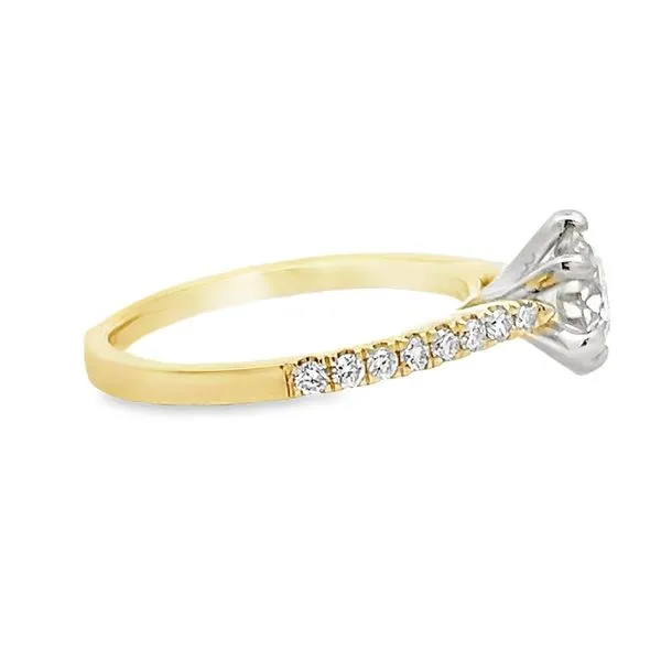 1.21ct TW Round Natural Diamond Engagement Ring Image 2 Arezzo Jewelers Elmwood Park, IL