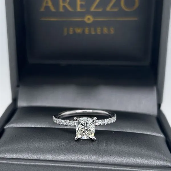 1.02ct Natural Cushion Diamond Engagemnt Ring Image 5 Arezzo Jewelers Elmwood Park, IL