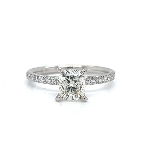 1.02ct Natural Cushion Diamond Engagemnt Ring Arezzo Jewelers Elmwood Park, IL