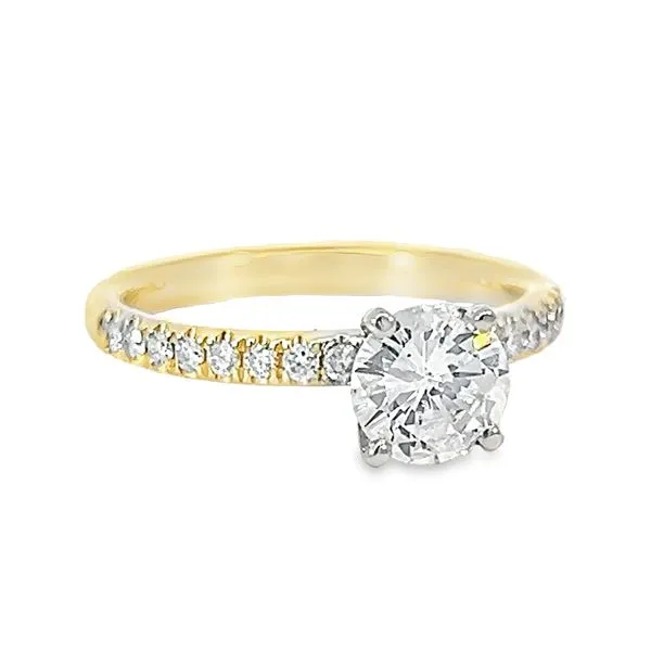 1.42ct TW Natural Round Diamond Engagement Ring Image 2 Arezzo Jewelers Elmwood Park, IL