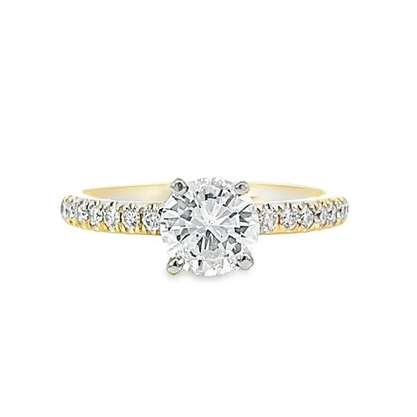 1.42ct TW Natural Round Diamond Engagement Ring Arezzo Jewelers Elmwood Park, IL