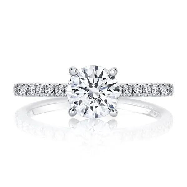 1.18ct TW Natural Round Diamond Engagement Ring Arezzo Jewelers Elmwood Park, IL