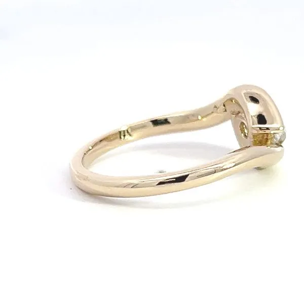 Natural .50ct Pear Bold Gold Diamond Engagement Ring Image 3 Arezzo Jewelers Elmwood Park, IL