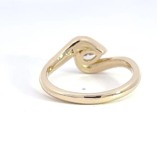 Natural .50ct Pear Bold Gold Diamond Engagement Ring Image 5 Arezzo Jewelers Elmwood Park, IL