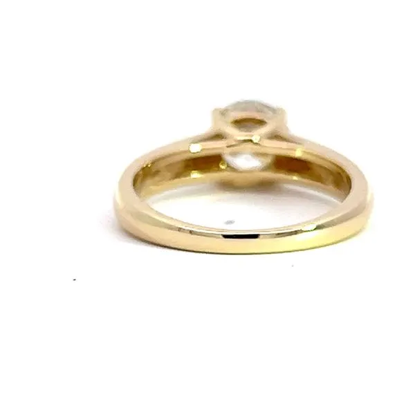 1.12ct Natural Round Diamond Solitaire Engagement Ring in 14k Yellow Gold Image 4 Arezzo Jewelers Elmwood Park, IL