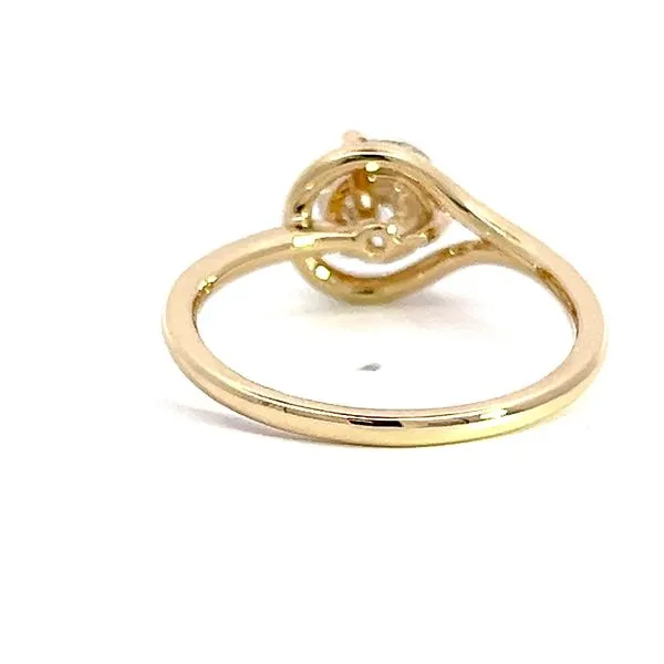1.02ct Natural Color Enhanced Diamond Solitaire Engagement Ring in 14k Yellow Gold Image 5 Arezzo Jewelers Elmwood, IL