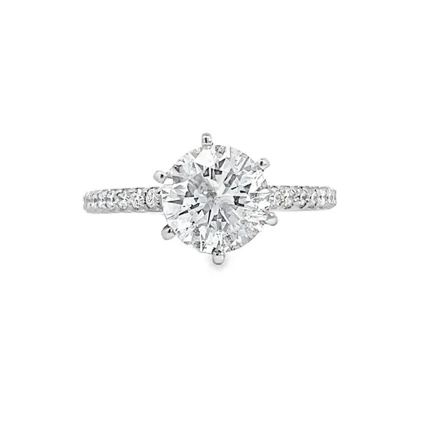 2.38cttw Natural Round Diamond Engagement Ring Arezzo Jewelers Elmwood Park, IL