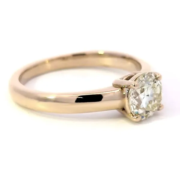 .97ct Transitional Cut Diamond Solitaire Engagement Ring in 14K Yellow Gold Image 3 Arezzo Jewelers Elmwood, IL