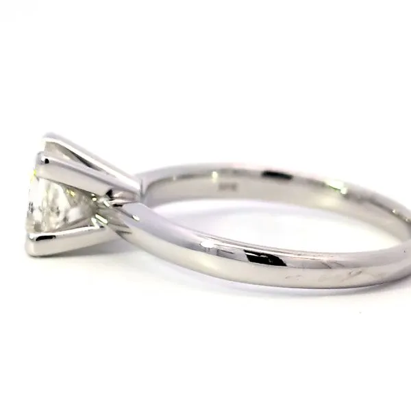 1.09ct Princess Cut Canadian Diamond Solitaire Engagement Ring in 14K White Gold Image 2 Arezzo Jewelers Elmwood, IL