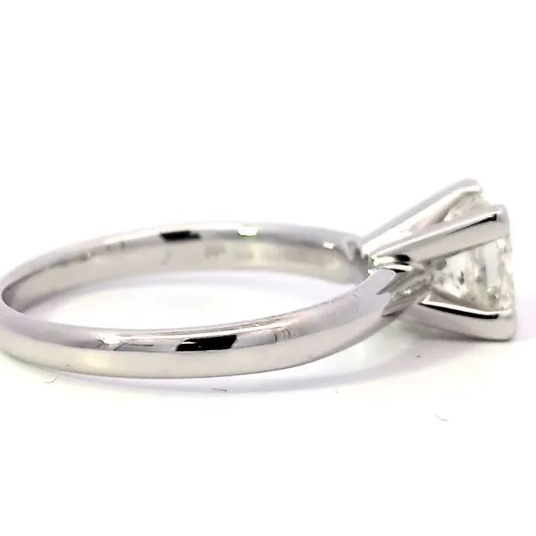 1.09ct Princess Cut Canadian Diamond Solitaire Engagement Ring in 14K White Gold Image 4 Arezzo Jewelers Elmwood, IL