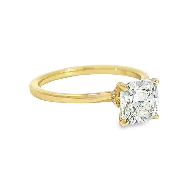 14k Yellow Gold Labgrown Diamond Solitaire Engagement Ring Image 2 Arezzo Jewelers Elmwood Park, IL