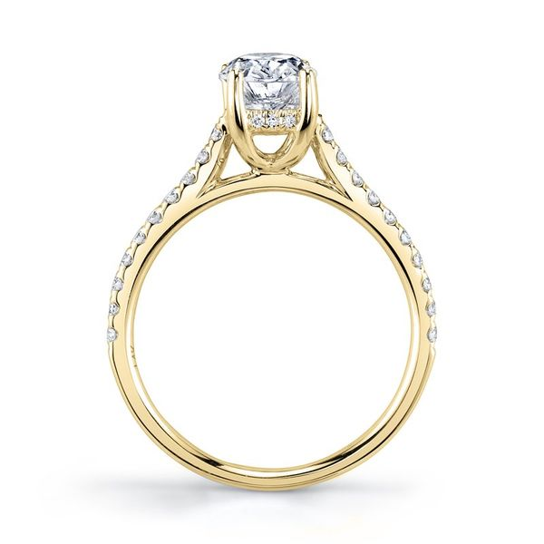 Lab Grown Oval Hidden Halo Diamond Engagement Ring Image 2 Arezzo Jewelers Elmwood Park, IL
