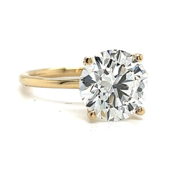 3.51ct Lab Grown Round Diamond Solitaire Engagement Ring - E VS1 Image 2 Arezzo Jewelers Elmwood Park, IL