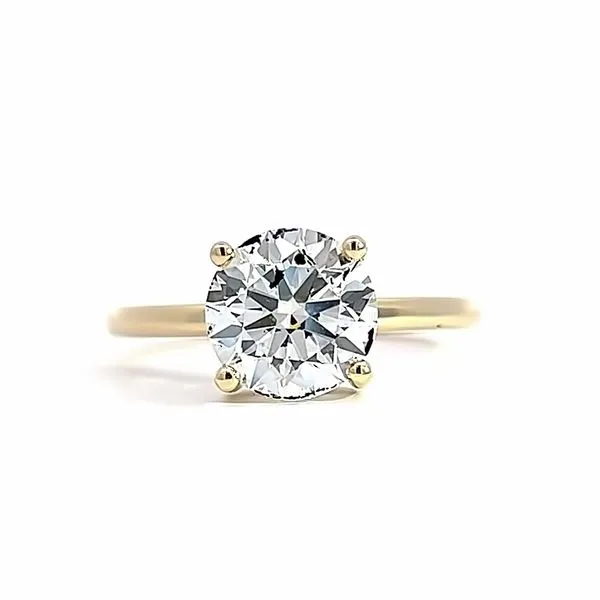 2.21ct Lab Grown Round Diamond Hidden Halo Engagement Ring Arezzo Jewelers Elmwood Park, IL