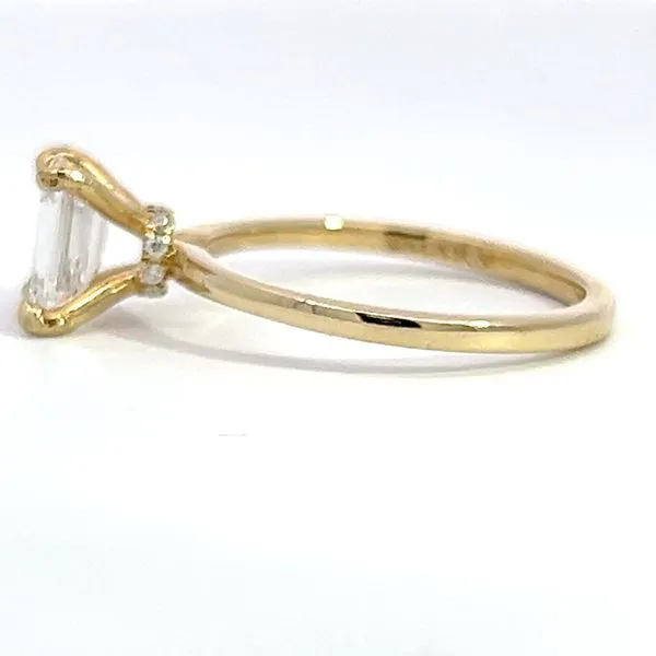 1.07CT TW Lab Grown Emerald Cut Diamond Engagement Ring Image 5 Arezzo Jewelers Elmwood Park, IL