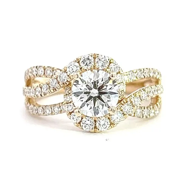 14 Karat Yellow Gold Diamond Engagement Ring similar item image