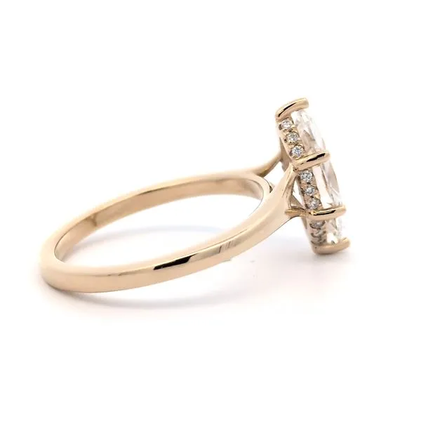 1.50ct Lab Grown Marquise Hidden Halo Diamond Engagement Ring Image 3 Arezzo Jewelers Elmwood Park, IL