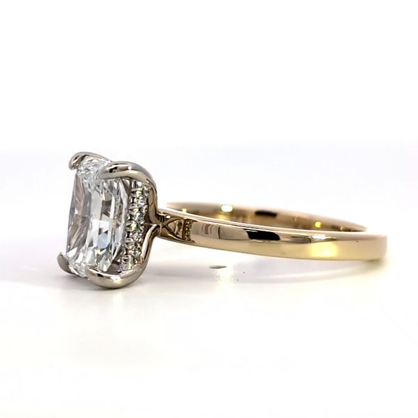 2.63ct TW Lab Grown Radiant Hidden Halo Diamond Engagement Ring Image 2 Arezzo Jewelers Elmwood Park, IL