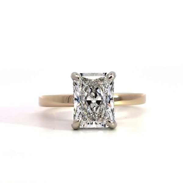 2.63ct TW Lab Grown Radiant Hidden Halo Diamond Engagement Ring Arezzo Jewelers Elmwood Park, IL