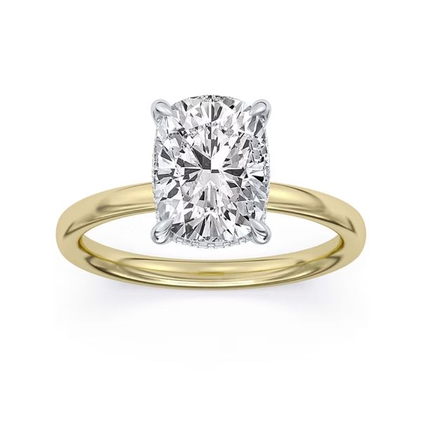 3.00ct Centurion Cushion Lab Diamond Hidden Halo Engagement Ring Image 2 Arezzo Jewelers Elmwood Park, IL