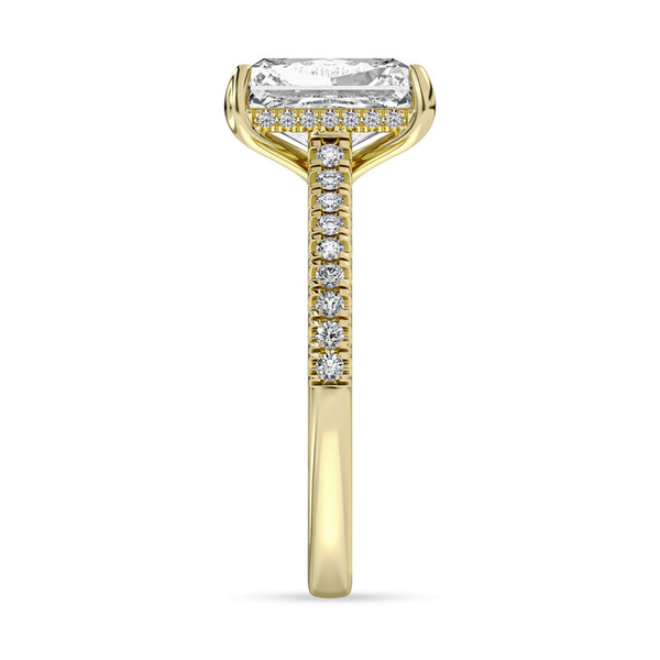 2.57ct Centurion Radiant Lab Diamond Hidden Halo Engagement Ring Image 3 Arezzo Jewelers Elmwood Park, IL