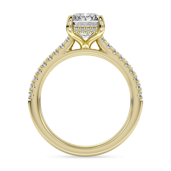 2.57ct Centurion Radiant Lab Diamond Hidden Halo Engagement Ring Image 4 Arezzo Jewelers Elmwood Park, IL