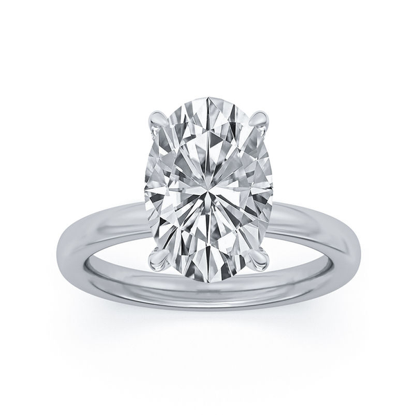 3.01ct Centurion Oval Lab Diamond Accented Engagement Ring Image 2 Arezzo Jewelers Elmwood Park, IL