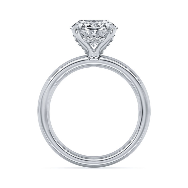 3.01ct Centurion Oval Lab Diamond Accented Engagement Ring Image 4 Arezzo Jewelers Elmwood Park, IL