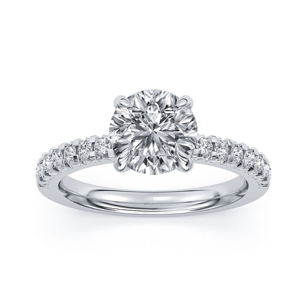 2.09ct Centurion Round Brilliant Lab Diamond Accented Engagement Ring Image 2 Arezzo Jewelers Elmwood Park, IL
