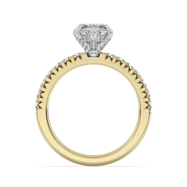 2.58ct Centurion Marquise Lab Diamond Hidden Halo Engagement Ring Image 2 Arezzo Jewelers Elmwood Park, IL