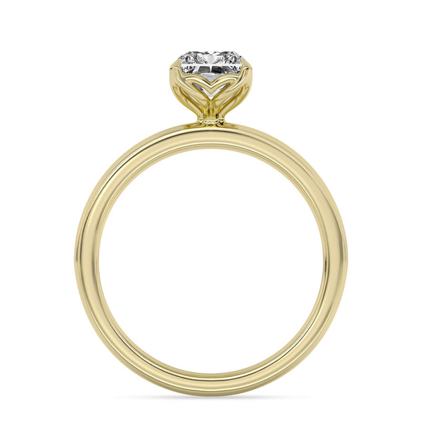 2.06ct Centurion Radiant Lab Diamond Tulip Head Engagement Ring Image 4 Arezzo Jewelers Elmwood Park, IL
