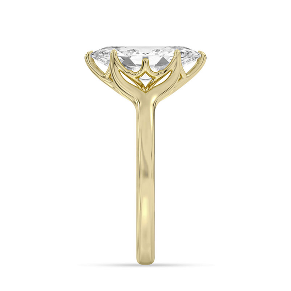 2.56ct Centurion Marquise Lab Diamond Tulip Head Engagement Ring Image 3 Arezzo Jewelers Elmwood Park, IL
