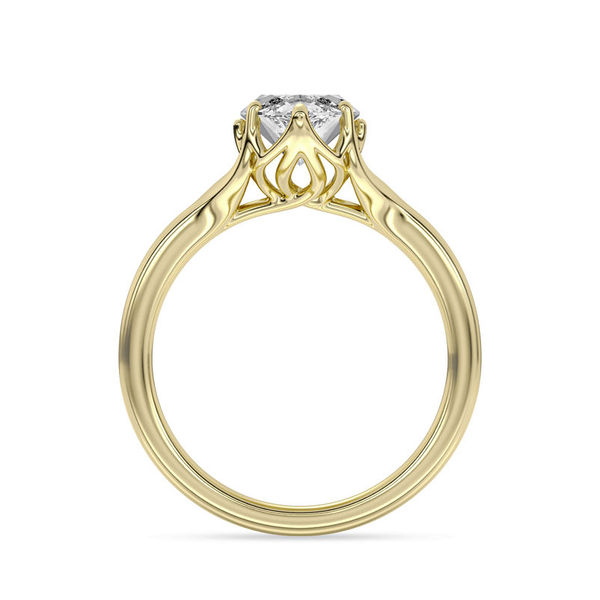 2.56ct Centurion Marquise Lab Diamond Tulip Head Engagement Ring Image 4 Arezzo Jewelers Elmwood Park, IL