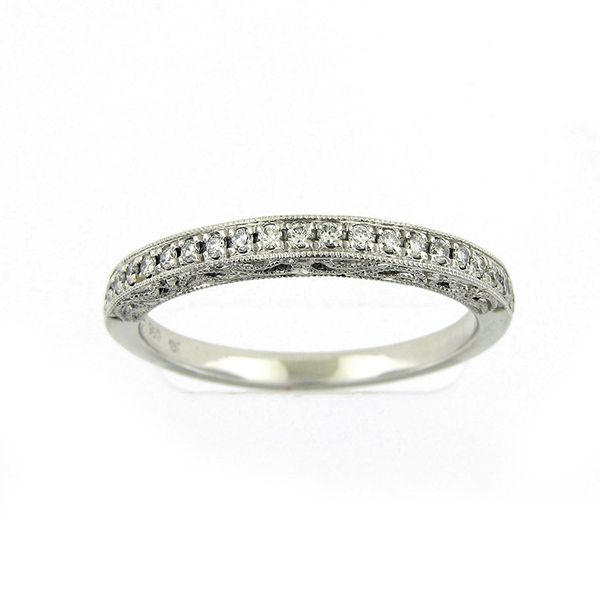 Platinum Diamond Wedding Band Arezzo Jewelers Elmwood Park, IL