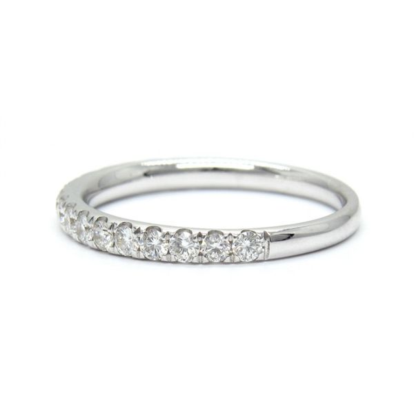 14k White Gold Diamond Wedding Band - .47cts TW Image 2 Arezzo Jewelers Elmwood Park, IL