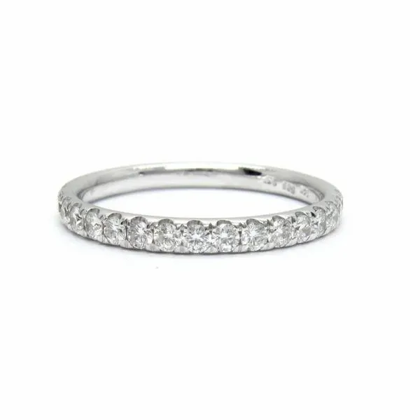 14k White Gold Diamond Wedding Band - .47cts TW Arezzo Jewelers Elmwood Park, IL