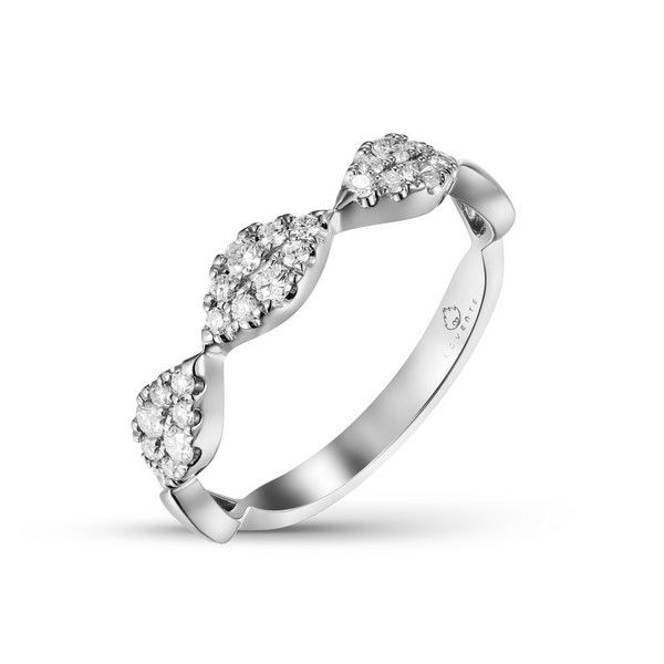 White Gold Diamond Band Arezzo Jewelers Elmwood Park, IL