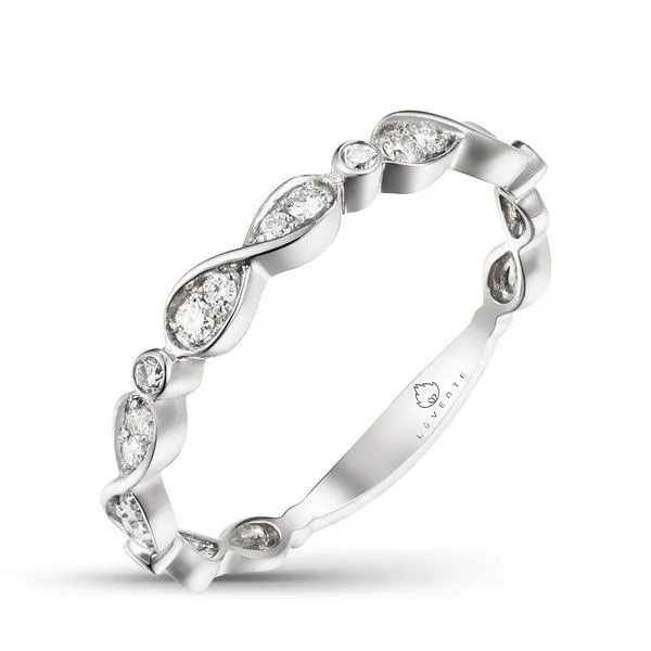 White Gold Diamond Anniversary Band - .18cts Arezzo Jewelers Elmwood Park, IL