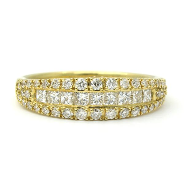18k Yellow Gold Diamond Ring Arezzo Jewelers Elmwood Park, IL