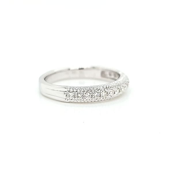 14k White Gold Diamond Anniversary Ring Image 3 Arezzo Jewelers Elmwood Park, IL