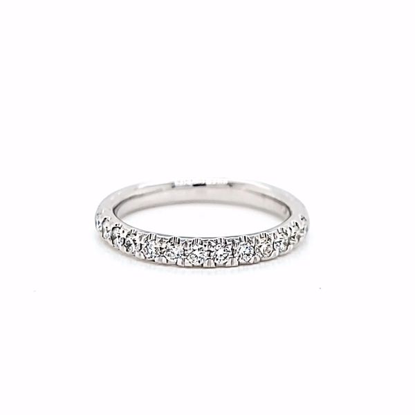 Diamond Stackable Straight-Row Pave Wedding Band / Anniversary Ring, .40cts Arezzo Jewelers Elmwood Park, IL