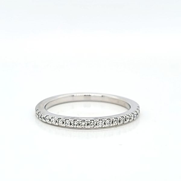 14k White Gold Diamond Wedding Band Arezzo Jewelers Elmwood Park, IL