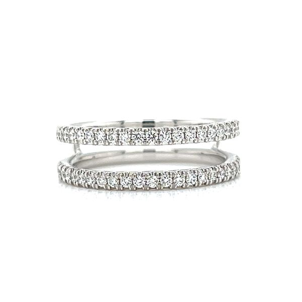 14k White Gold .43ct Diamond Ring Insert Arezzo Jewelers Elmwood Park, IL